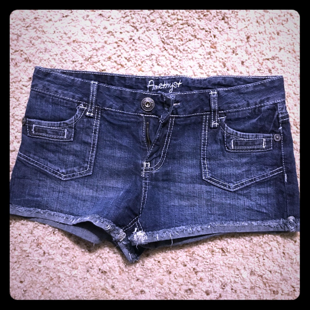 Denim shorts